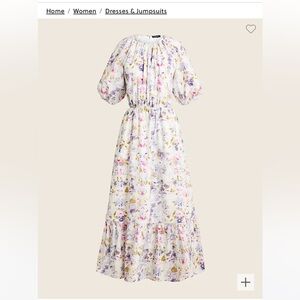 Flora Obscura Cutout dress